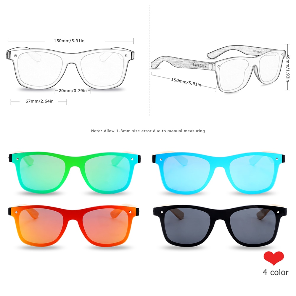 BARCUR-Natural-Black-Walnut-Sun-glasses-for-Men-Polarized-Sunglasses-Wood-UV400-Oculos-de-sol-masculino-2