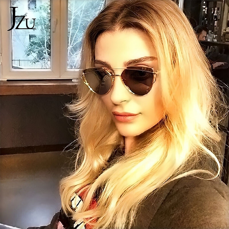 JZU-Cat-eye-Brand-Sunglasses-Women-Designer-Mirror-Flat-Rose-Gold-Vintage-Metal-Reflective-sunglasses-women-1