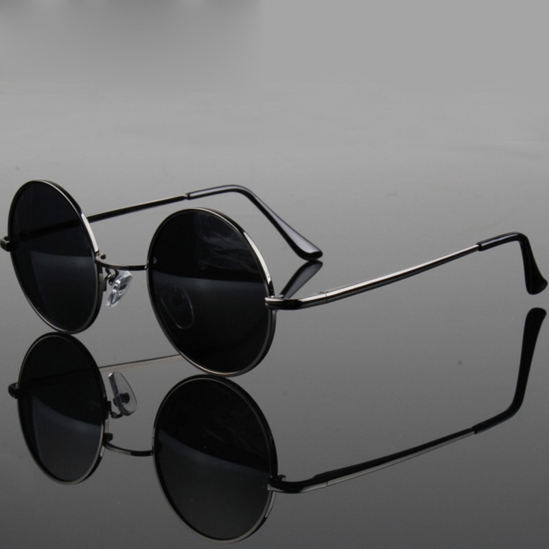 Retro-Classic-Vintage-Round-Polarized-Sunglasses-Men-Brand-Designer-Sun-Glasses-Women-Metal-Frame-Black-lens-1